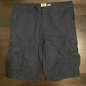 Ecko Unltd. Mens Casual Cargo Shorts Navy Size 38